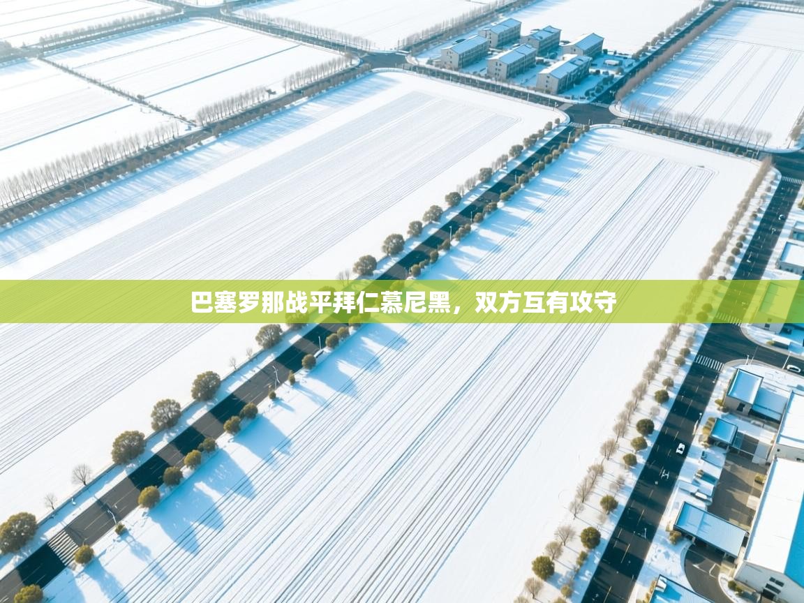 巴塞罗那战平拜仁慕尼黑，双方互有攻守  第2张