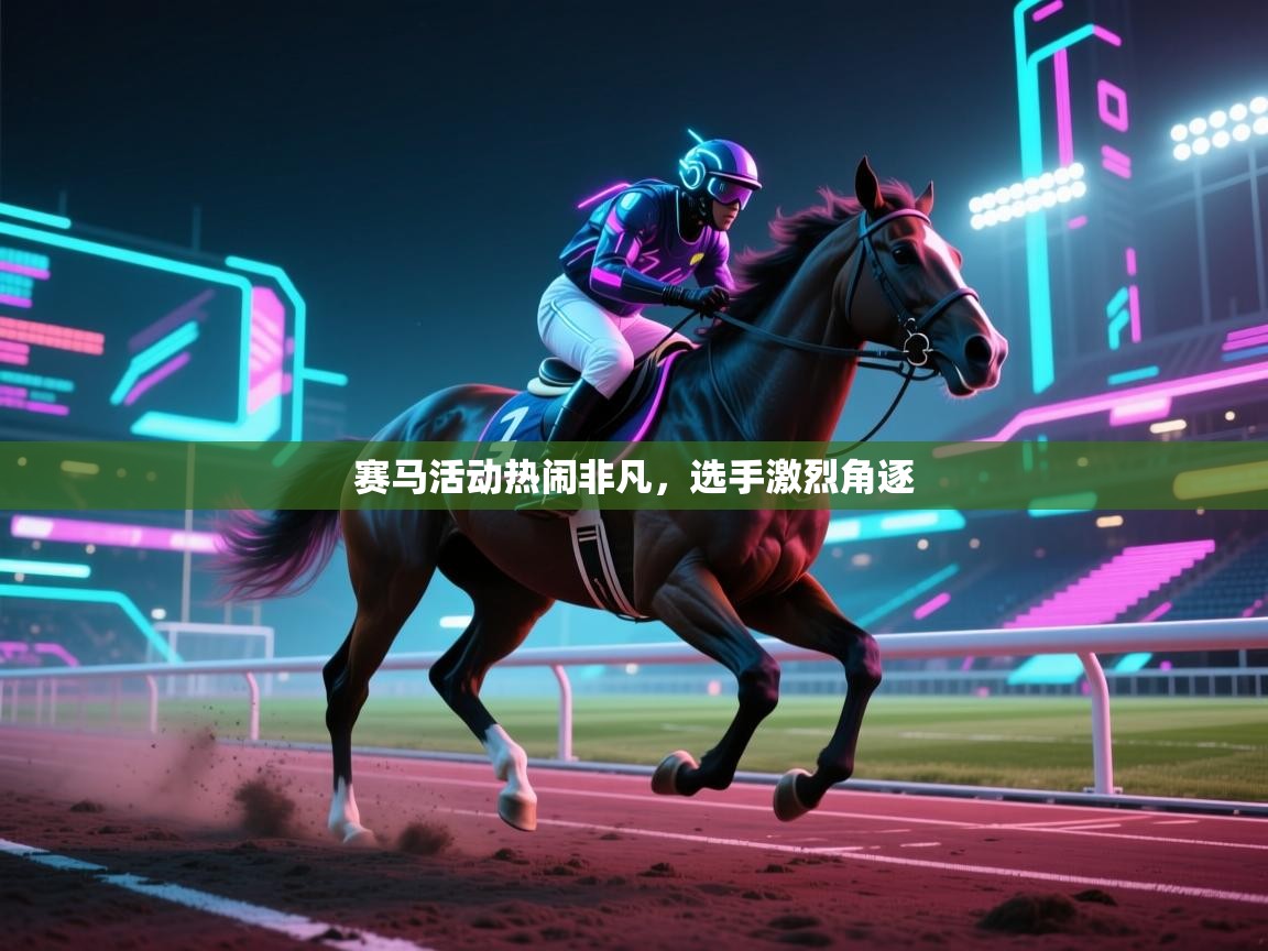 赛马活动热闹非凡，选手激烈角逐