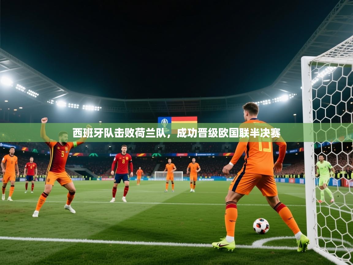 西班牙队击败荷兰队，成功晋级欧国联半决赛